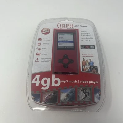 Eclipse 4gb MP3 Music/Video Player FM Radio Camera & Camcorder Rechargeable -NEW - Image 1 of 4