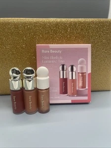 Rare Beauty Mini Blush & Luminize Trio . Limited Edition . NIB . Ships Fast - Picture 1 of 1