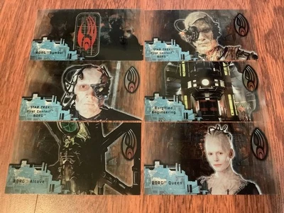 STAR TREK FIRST CONTACT CC TECHNO-CELL BORG CARD SET B1-B12 1996 SKYBOX - Image 1 of 2