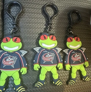 Menge 3 Stinger blaue Jacke NHL Schlüsselanhänger Columbus OH Hockey Maskottchen - Bild 1 von 3