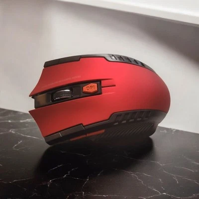 Red BalanceFit 6D Wireless Gaming Mouse W Receiver & Battery  - Image 1 of 4