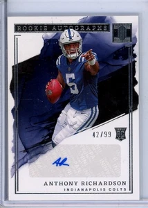 Anthony Richardson 2023 Panini Impeccable Rookie Autographs Auto #42/99 Colts - Bild 1 von 2