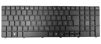 DE-Tastatur Keyboard Schwarz komp. mit Gateway NV73A NV79C ID58 ID59 ID79 - Bild 1 von 4