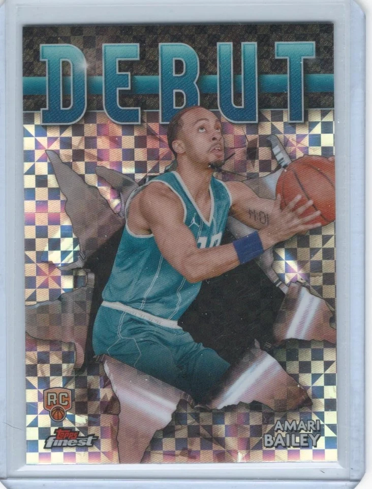 2023-24 Finest #D-28 Amari Bailey Debut Checkerboard Refractors - Image 1 of 1