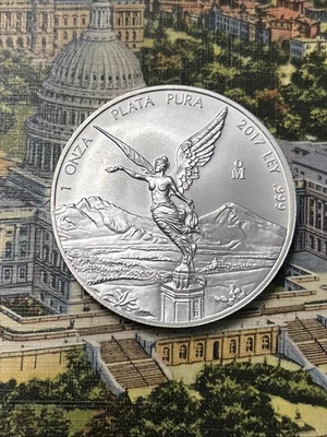 2017 Mexico 1 oz. Silver Libertad 🇲🇽 - Image 1 of 4