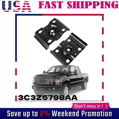 Soporte de placa de perno en U de resorte de eje trasero para Ford F-250 F-350 Super Duty 1999-2010 Foto 1 de 4