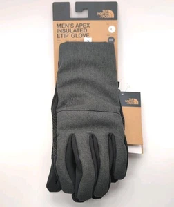 The North Face Men's Apex Insulated Etip Gloves Gray Size Large NWT NF0A89RBDYZ - Picture 1 of 9