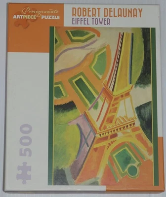 Rompecabezas de 500 piezas completo Pomegranate Robert Delaunay: Torre Eiffel 1924 Foto 1 de 4