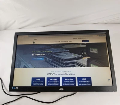 AOC E2770SHE 27” LED FHD TN Monitor 2 HDMI VGA No Base - Image 1 of 4