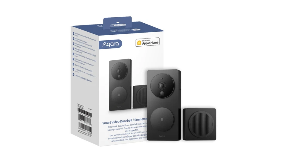 Wideodomofon Dzwonek do drzwi, Kamera monitoring, Apple Homekit, 6x bateria AA L - Bild 1 von 1