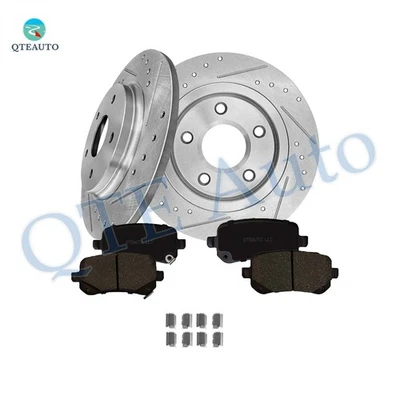 Rotores de freno ranurados perforados traseros 6P 305 mm - Pastilla de freno para Dodge Journey 2009-2012 Foto 1 de 4