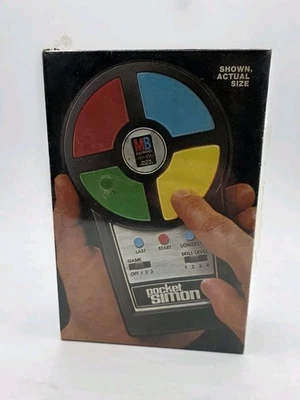 Juego Electrónico Pocket Simon 1980 Milton Bradley De Colección Nuevo Raro Foto 1 de 4