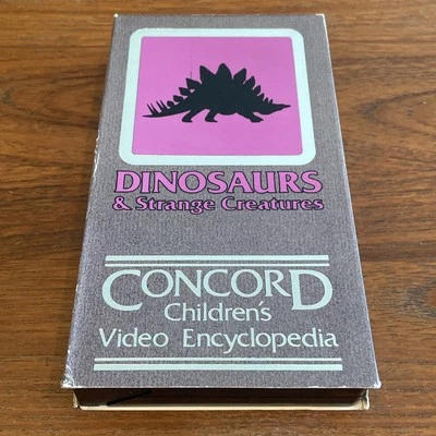 DINOSAURS & Strange Creatures (VHS, 1987) - Good - 25% Off 2+!! - Imagem 1 de 4