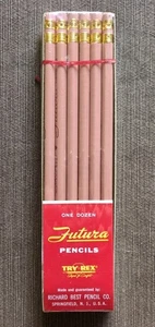 Vintage Try Rex Richard Best Futura #3 harte Bleistifte versiegelt 12er-Packung - neu aus altem Lagerbestand - Bild 1 von 4