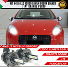 Produktbild - KIT LED H4 FIAT GRANDE PUNTO 6000K BIANCO CANBUS 12000 LUMEN BI-LED NO ERRORE