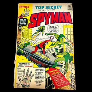 Top Secret Adventures of Spyman No. 1 cómic sin clasificar número clave - Imagen 1 de 10