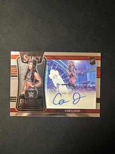 2022 Panini Select Cora Jade NXT Ringside Action Signatures Rookie Auto #RA-CJD - Picture 1 of 2