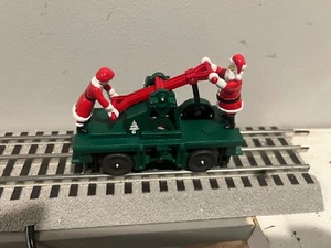 Lionel #6-18459 GAUGE O SANTA AND MRS CLAUS HAND CAR 1 - Picture 1 of 12