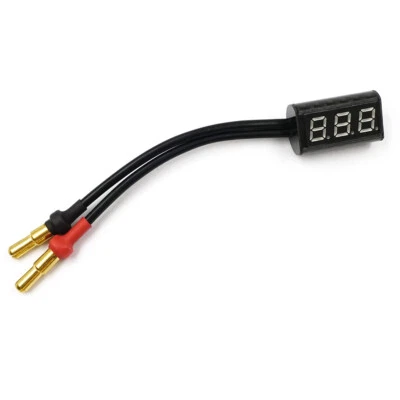 NEW Yeah Racing YE-0040 Carbon Cased 1-5S Battery Voltage Checker FREE US SHIP - Image 1 of 4