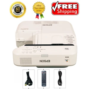 Epson BrightLink 695Wi 3LCD Projector WXGA Ultra Short Throw (UST) H740A Bundle - Picture 1 of 8