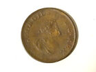 EVASIVE or DIE ERROR 1805 George III Hibernia Half Penny Copper Coin #RL18