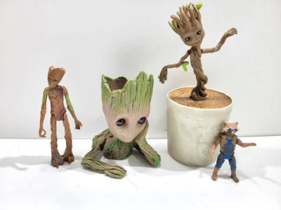 Lote de 4 coleccionables de Guardianes de la Galaxia Foto 1 de 2