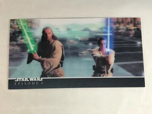 CHEAP PROMO CARD: STAR WARS EPISODE I PHANTOM 3Di WIDEVISION (Topps 2000) #P1 - Picture 1 of 3