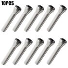 Handy Fishing Pole Repair Kit 10pcs Stainless Steel Guides For Hollow Rod Parts