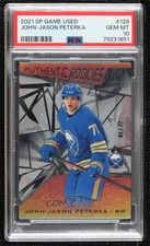 2021 SP Game Used Authentic Rookies /77 John-Jason Peterka #129 PSA 10 Rookie RC