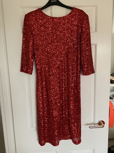 new look red dress sale