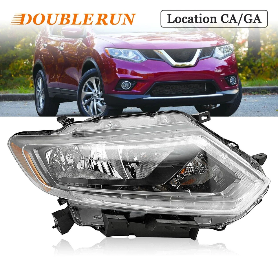 For 2014 2015 2016 Rogue Headlight Headlamp W/LED DRLPassenger Right Foto 1 de 4