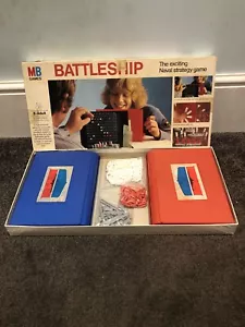 Rare Vintage 1975 Mb Battleships Board Game Christmas VGC - Picture 1 of 6