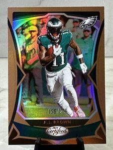 2024 geprüft, A.J. BRAUN /275 "Bronze" - PHILADELPHIA EAGLES - Bild 1 von 3