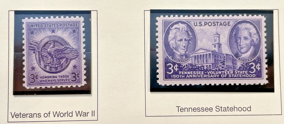 1946 issue Set of 2 Scott #940-41 MNH - Image 1 of 2