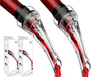 2pcs Premium Wine Aerator Pourer Professional Quality Wine Aerator Pourer Spout - Picture 1 of 6