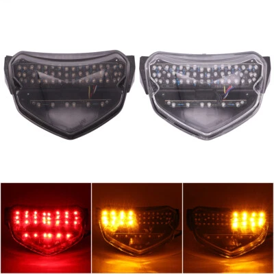 LED Integrated Tail light Turn Signals For Suzuki GSX-R GSXR 600 750 2004-2005 Foto 1 de 4