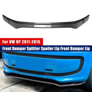 Carbon Optik Für VW UP! 2011-2015 Front Stoßstange Flaps Splitter Frontschaufel - Bild 1 von 12