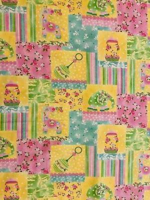 Baby Patchwork de David Textiles ~ Tela de algodón, pastel multicolor 4,88 yardas Foto 1 de 4