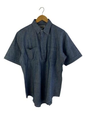 KENNETH FIELD Long Sleeve Shirt Cigar Chambray M Cotton IDG KENNETH FIELD Long Sleeve Shirt Cigar Chambray M Cotton IDG