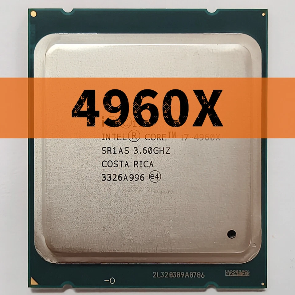 Intel Cores i7-4960X Extreme 3.6GHz 6 Cores 2011 130W Unlocked CPU Processor - Image 1 of 3