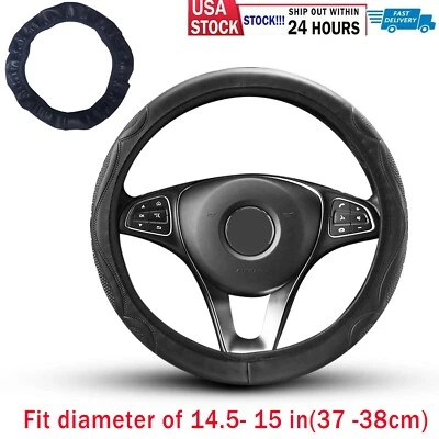 Cubierta de volante de auto duradera transpirable antideslizante para Honda EE. UU. Foto 1 de 4