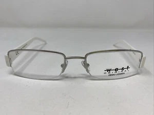 West Original Italy 99364 C.3 56-20-135 Silver/White Eyeglasses Frame “Y10 - Picture 1 of 8