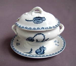 Moutardier FERIA en Faïence de Sarreguemines U&C - Picture 1 of 8