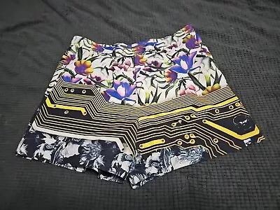 Pantalones Cortos Boho Florales Geométricos Jardín Encantado Clover Canyon Talla Pequeña W30×L4 Foto 1 de 4