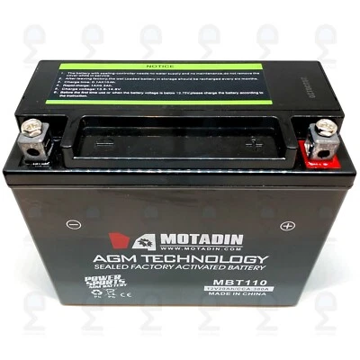 BATERÍA AGM PARA HONDA VTX1800R1 VTX1800R2 VTX1800R3 VTX1800N2 2004-2007 Foto 1 de 4