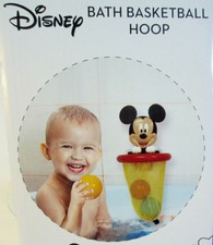 New Disney Child's Bath Basketball Hoop w/ balls Toy 6M +