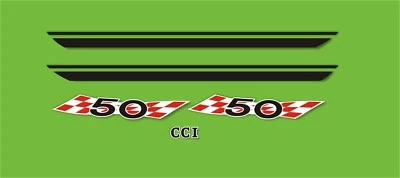 Suzuki TS50R or TS90R 1971 Decal Kit — 第 1/2 张图片