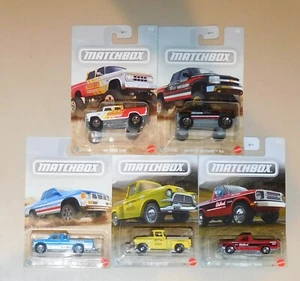 2025 Matchbox Parts Delivery Trucks - Set of 5 - w/  Silverado & Nissan Hardbody - Picture 1 of 1