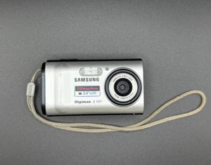 Samsung Digimax A503 5,0 megapixel fotocamera digitale - argento - TESTATA - Foto 1 di 8