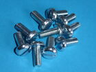 1/4" BSF x 5/8" Steel Slotted Panhead Bright Zinc Plated